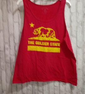 California golden state bear tank top
